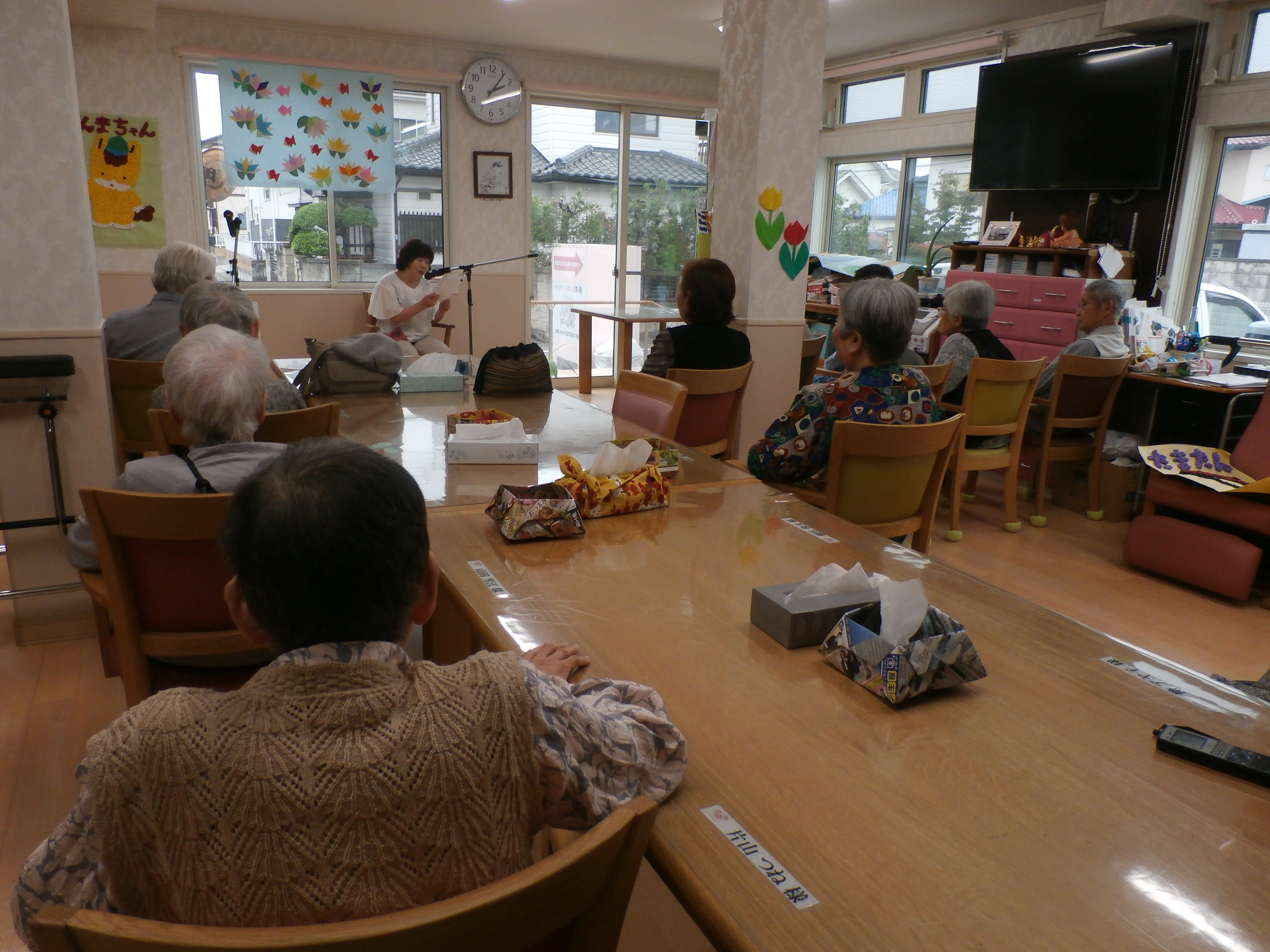 藤岡市朗読ボランティア「かたりべの会」来苑